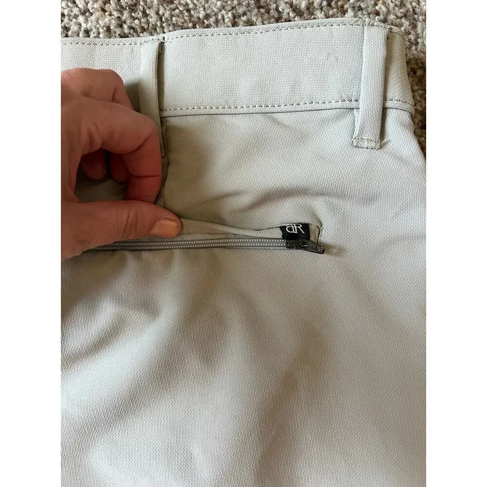 Men's Banana Republic Flat Front Pant, Summer Weight, 40x34, Tan, Slim, Stretch